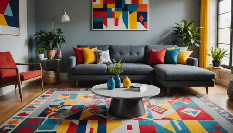 quel tapis pour canapé gris