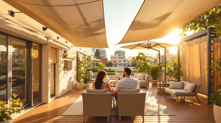 protéger une terrasse du soleil