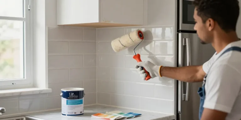 quelle peinture pour carrelage mural cuisine