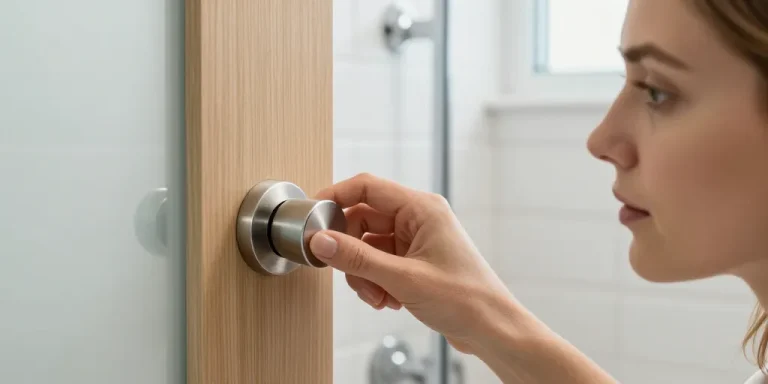 serrure de porte salle de bain