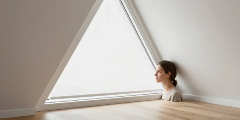 store triangulaire intérieur